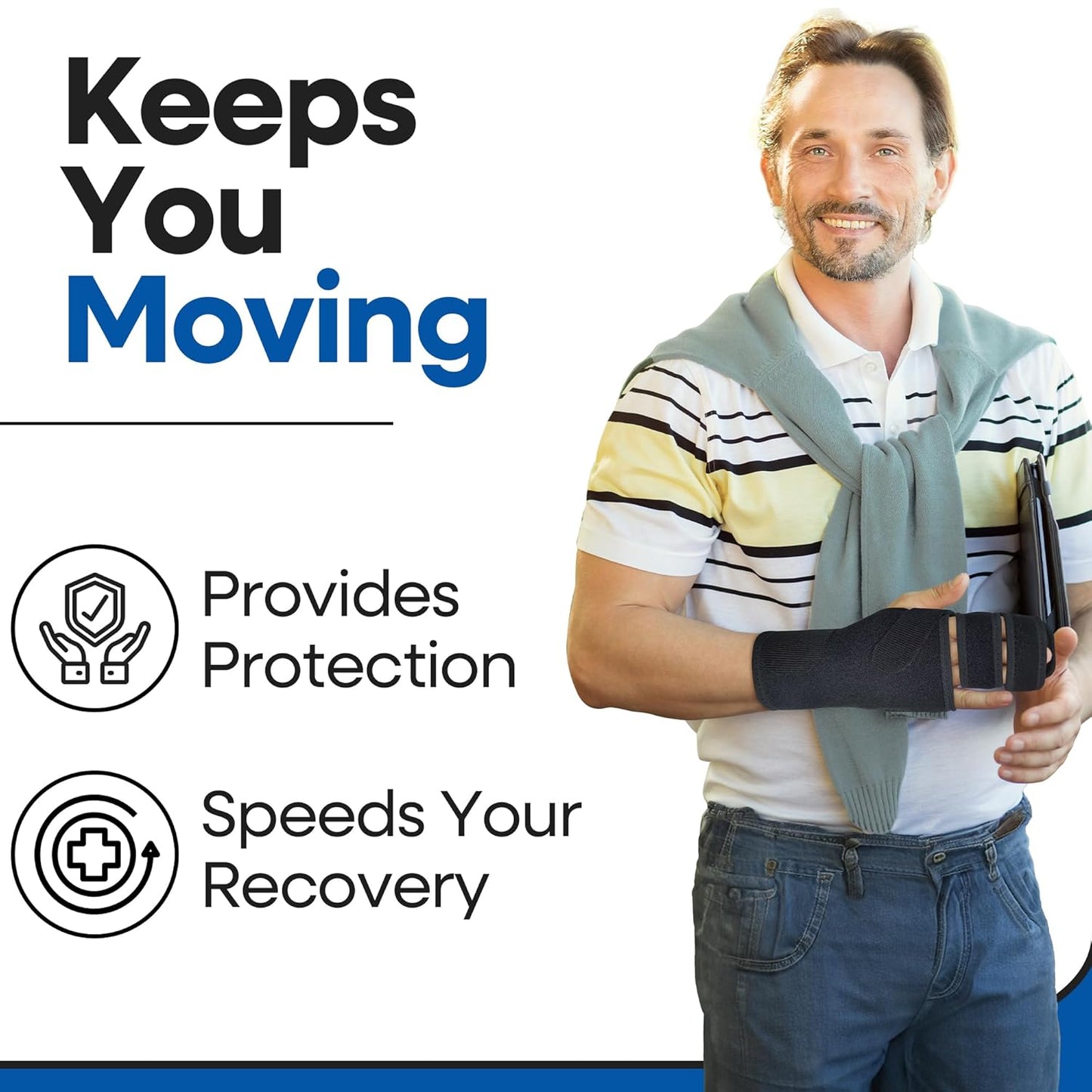 Trigger Finger Splint – Supports Two or Three Fingers