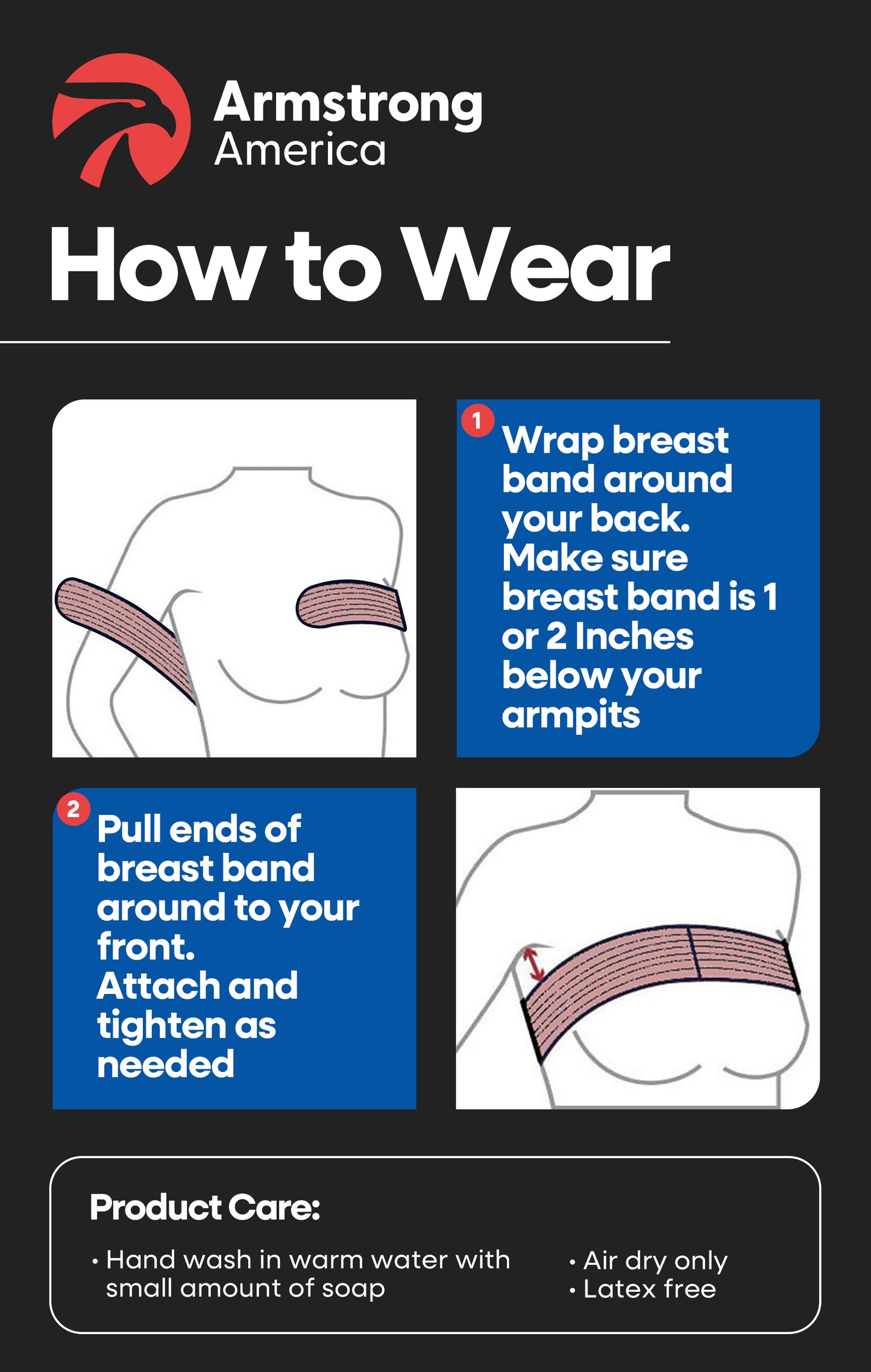 Post Op Breast Augmentation Band (One Size)