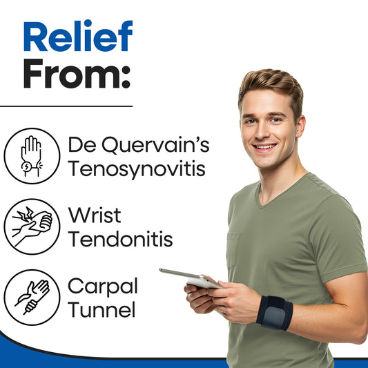 Muñequeras de compresión para la tendinitis | Paquete de 2