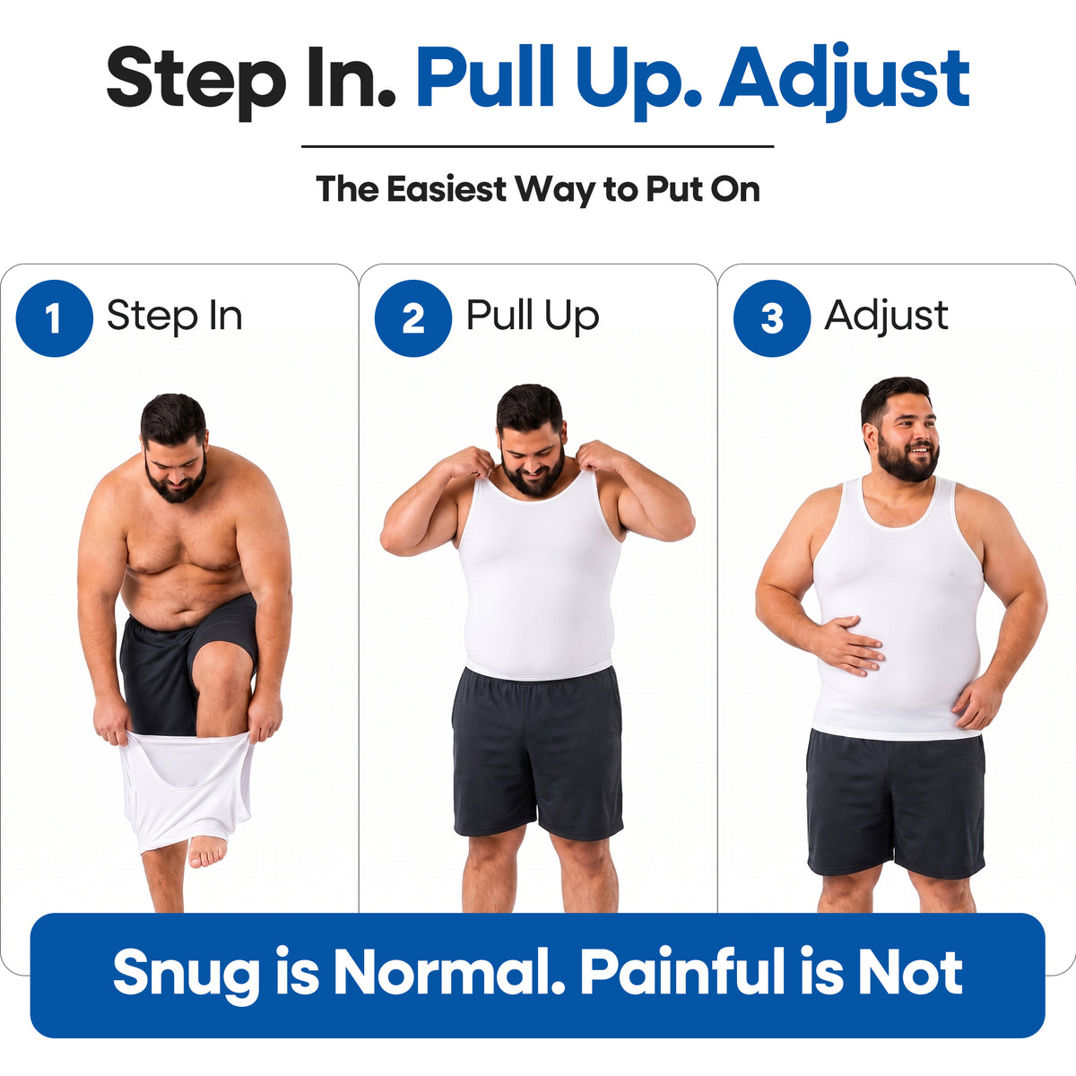 Débardeur gainant de compression amincissant pour homme