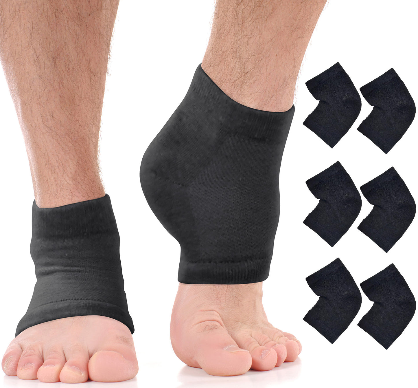 Chaussettes hydratantes pour talons (3 paires)