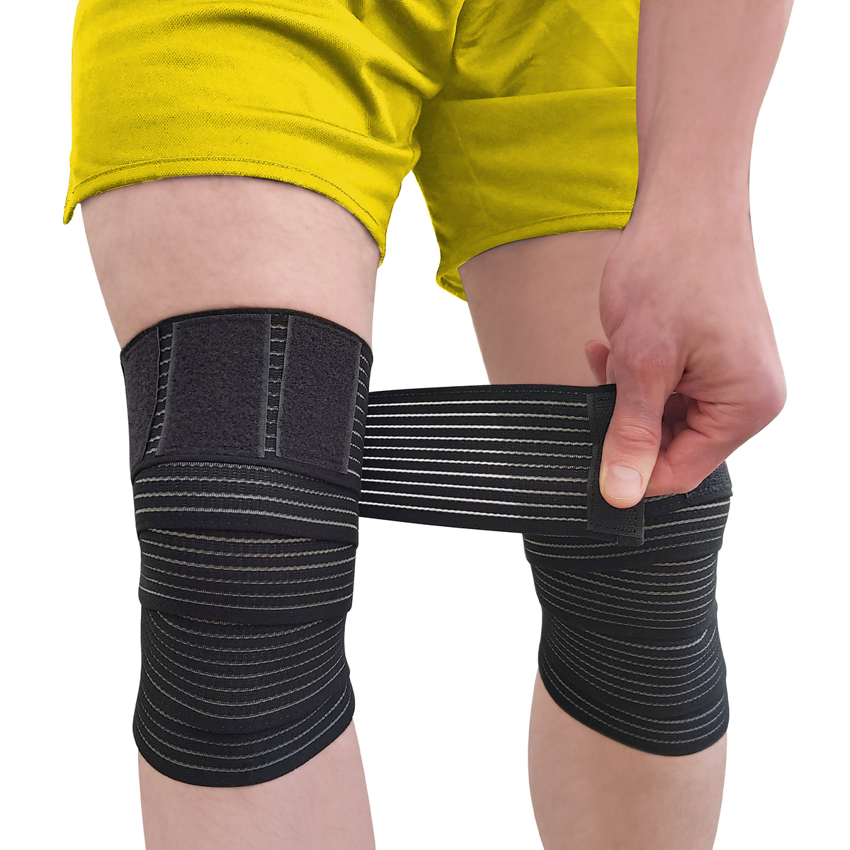 Vendas elásticas de compresión para rodilla