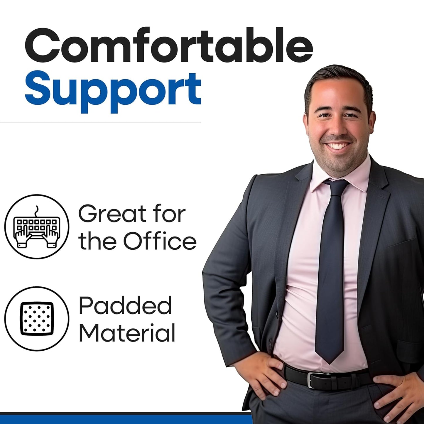 Inguinal Hernia Belt for Men (Fits Both Sides)