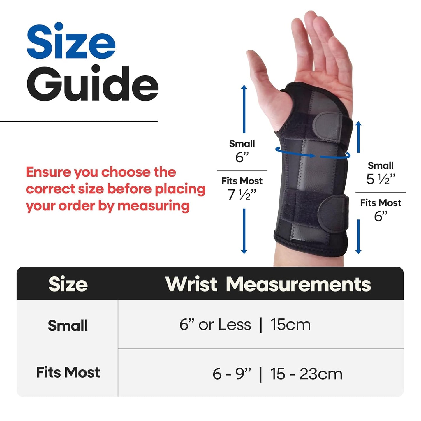 Carpal Tunnel Wrist Brace Night Support