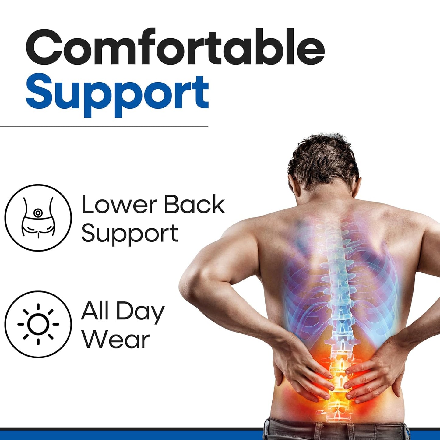 Unisex Plus Size Hip Brace Thigh Compression Sleeve