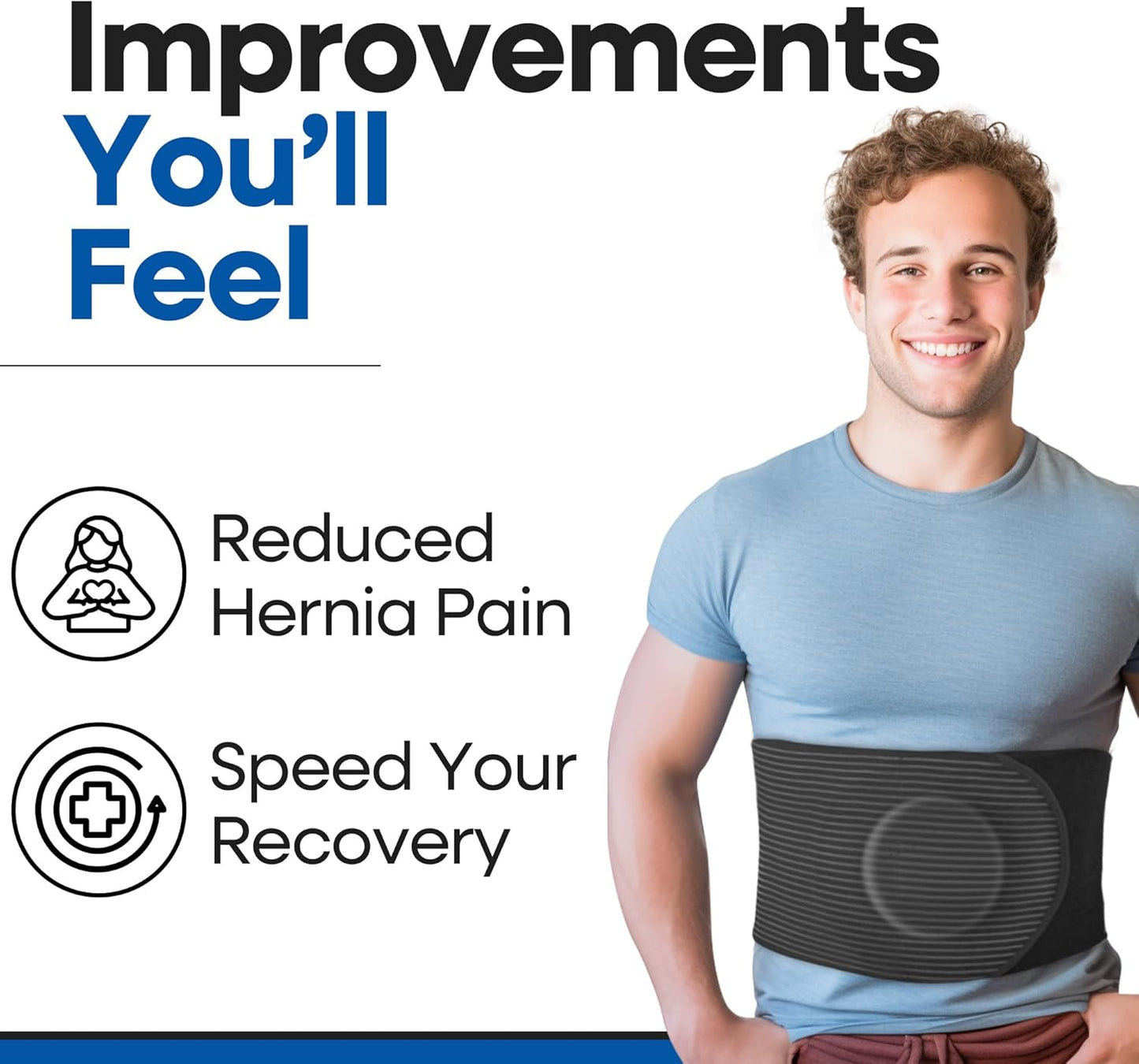 Unisex Umbilical Hernia Belt with Pad