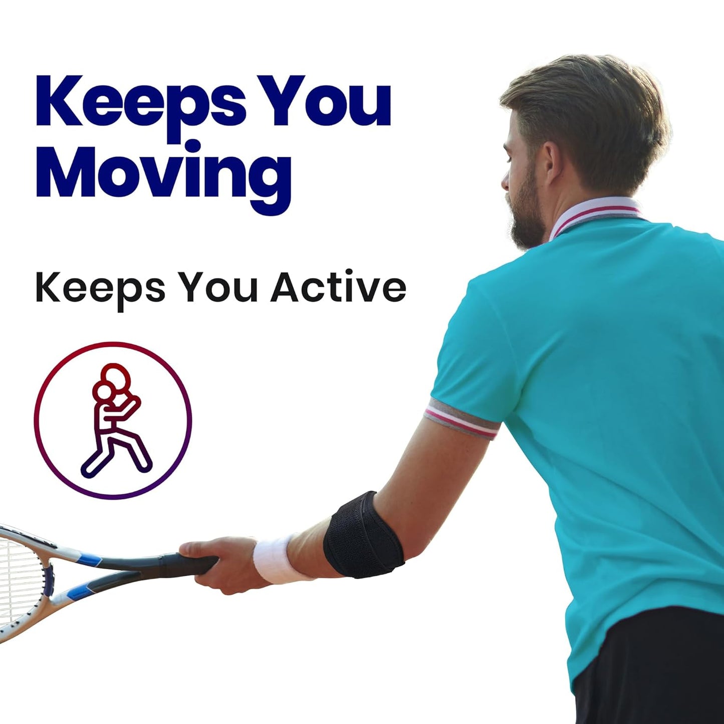 Tennis Elbow Strap Arm Band (One Size)