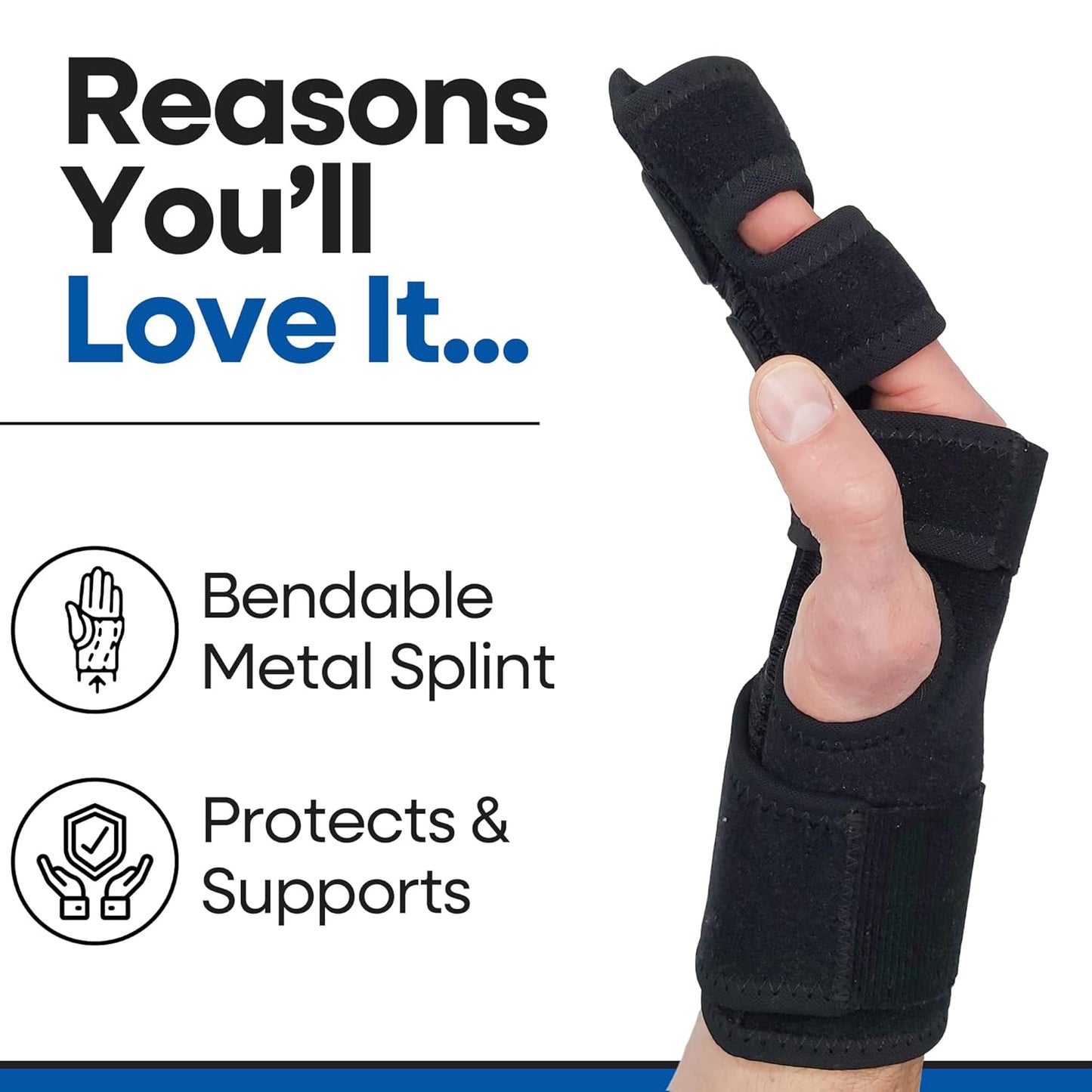 Trigger Finger Splint – Supports Two or Three Fingers
