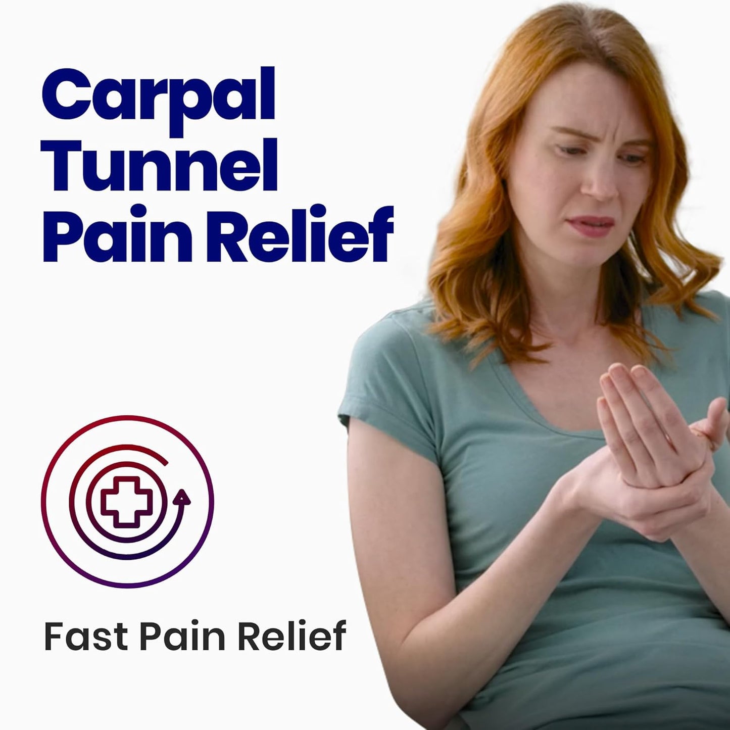 Wrist Compression Wraps for Tendonitis | 2-Pack