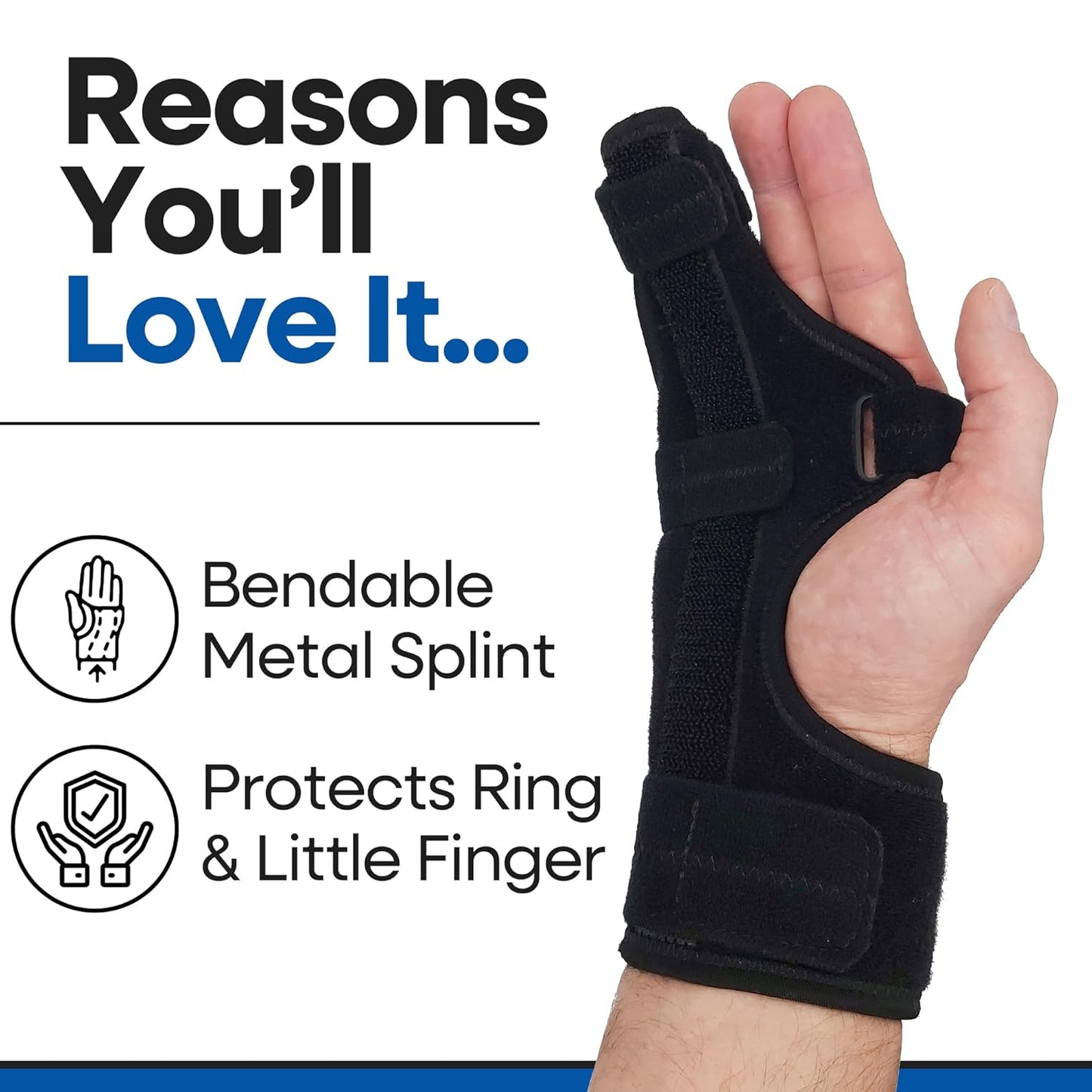 Boxer Finger Splint and Finger Brace