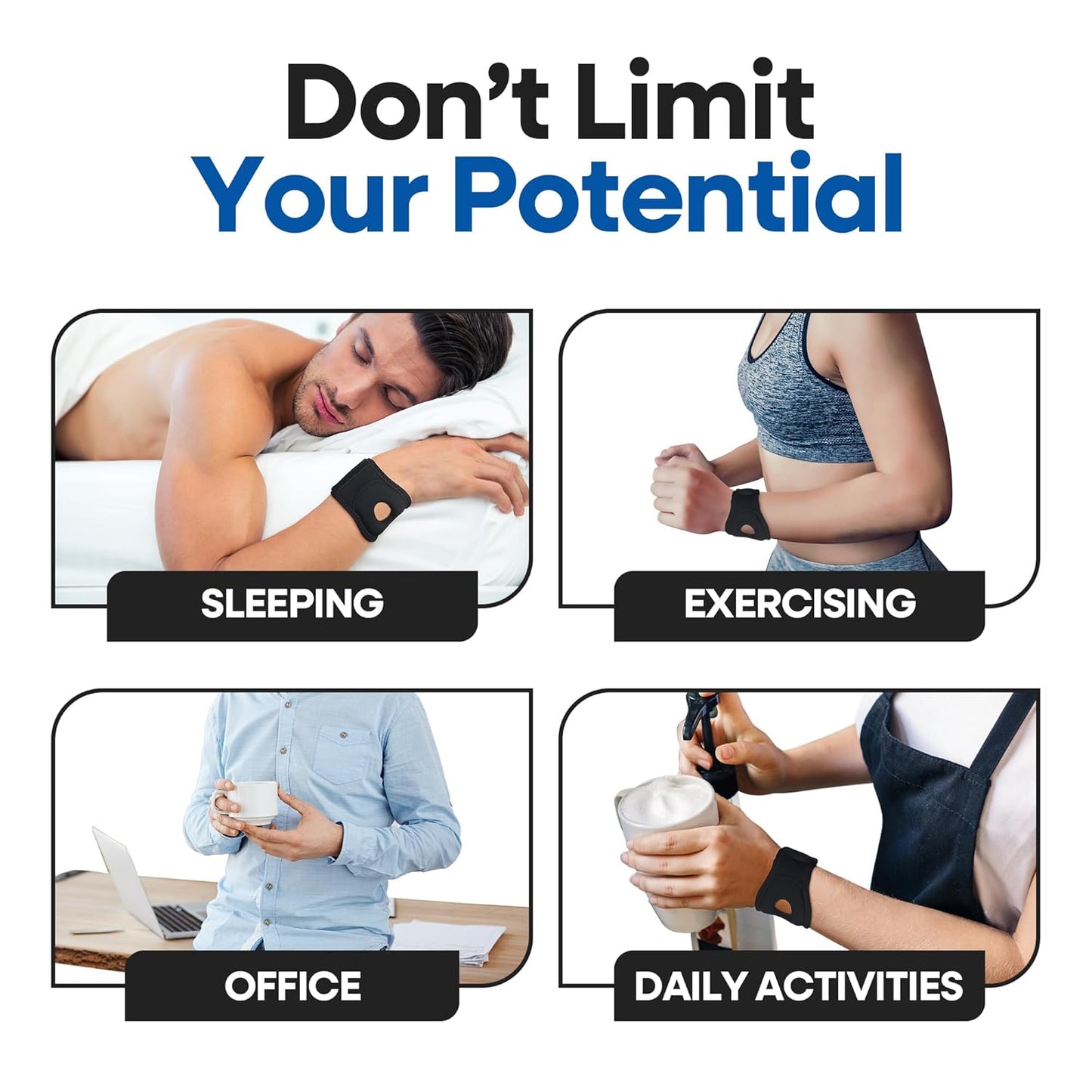 Wrist Wraps Compression For TFCC Tears