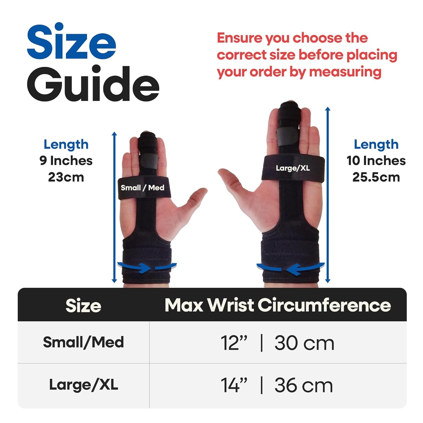 Trigger Finger Splint Finger Brace with Palm Band