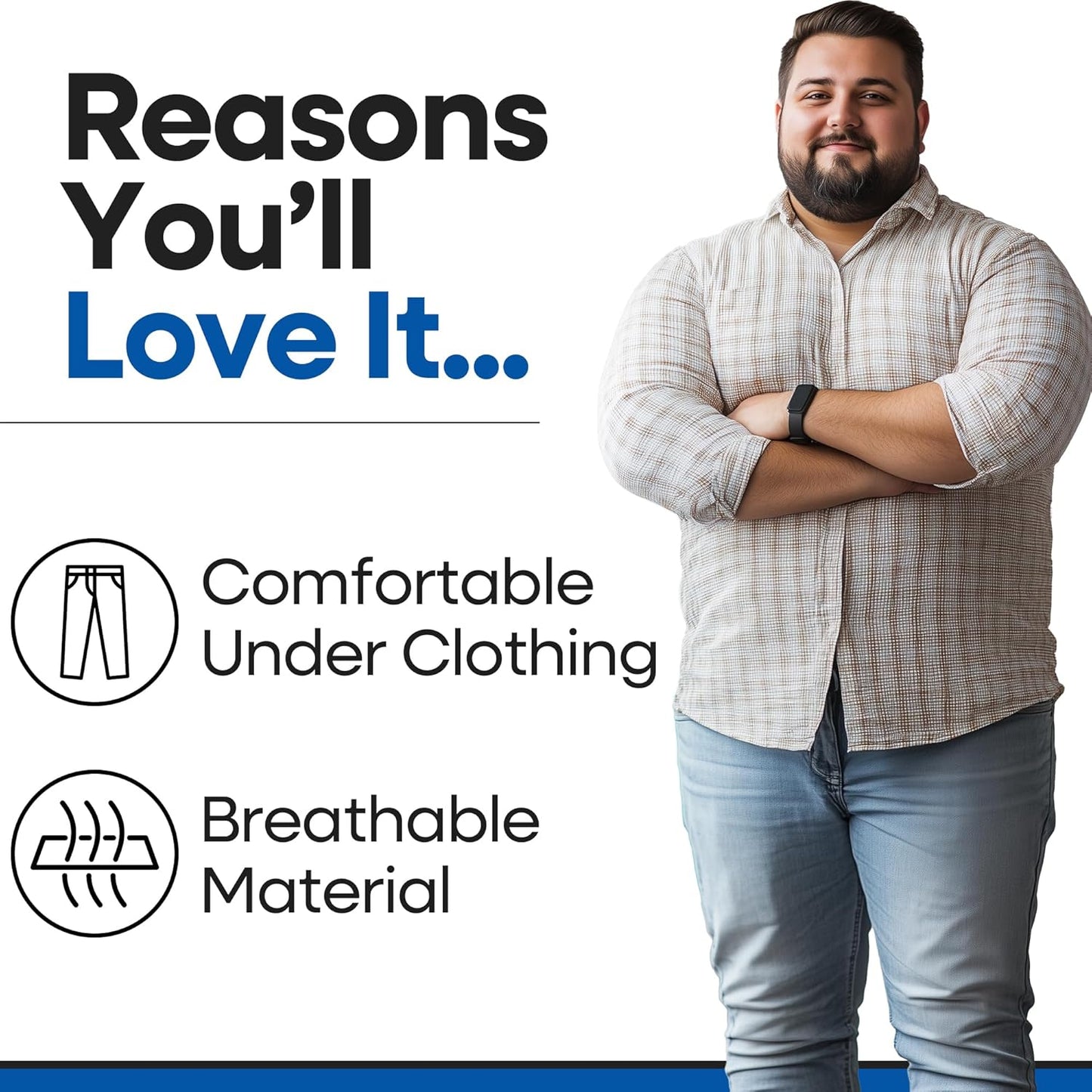 Unisex Plus Size Hip Brace Thigh Compression Sleeve