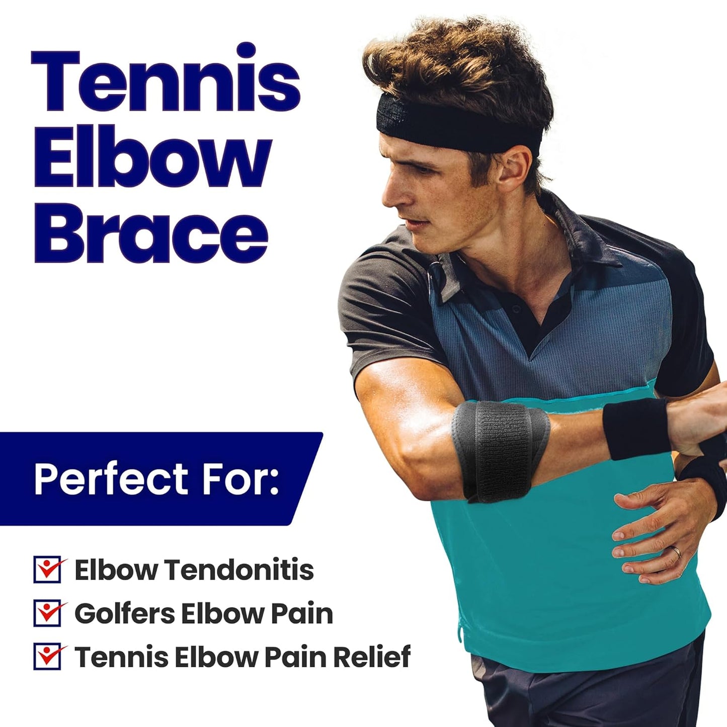 Tennis Elbow Strap Arm Band (One Size)