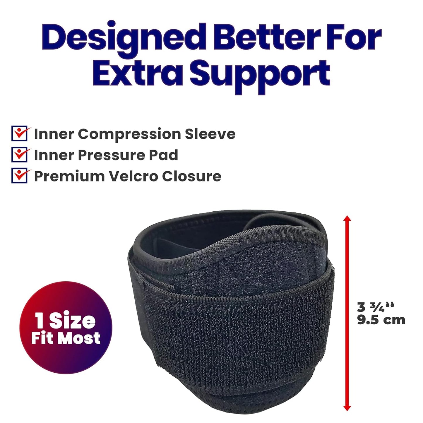 Tennis Elbow Strap Arm Band (One Size)