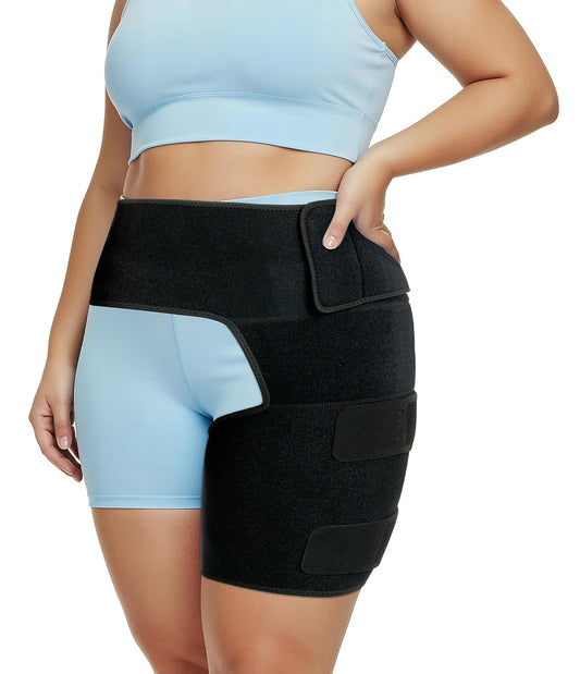 Unisex Plus Size Hip Brace Thigh Compression Sleeve