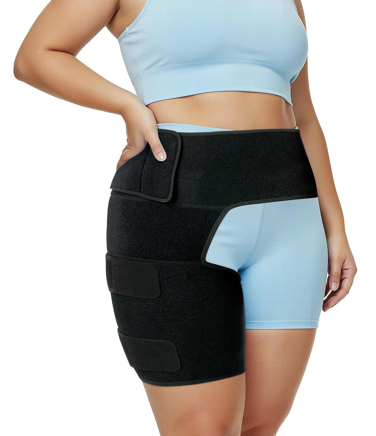 Unisex Plus Size Hip Brace Thigh Compression Sleeve