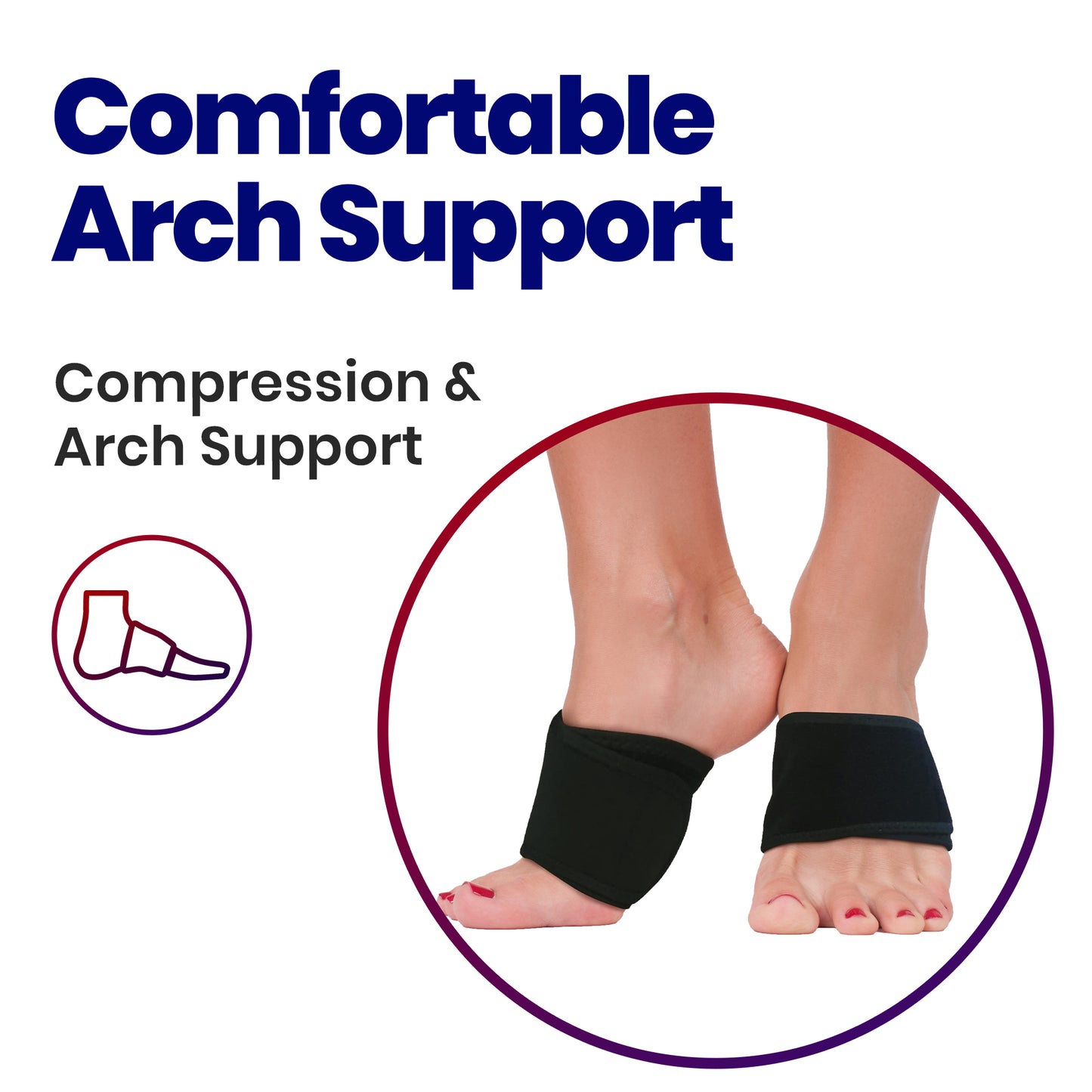 Plantar Fasciitis Arch Supports (One Size)