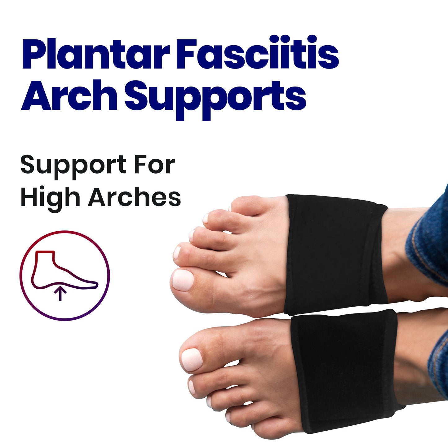 Plantar Fasciitis Arch Supports (One Size)