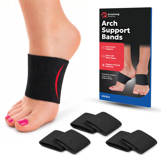 Soportes de arco unisex para fascitis plantar | 3 pares