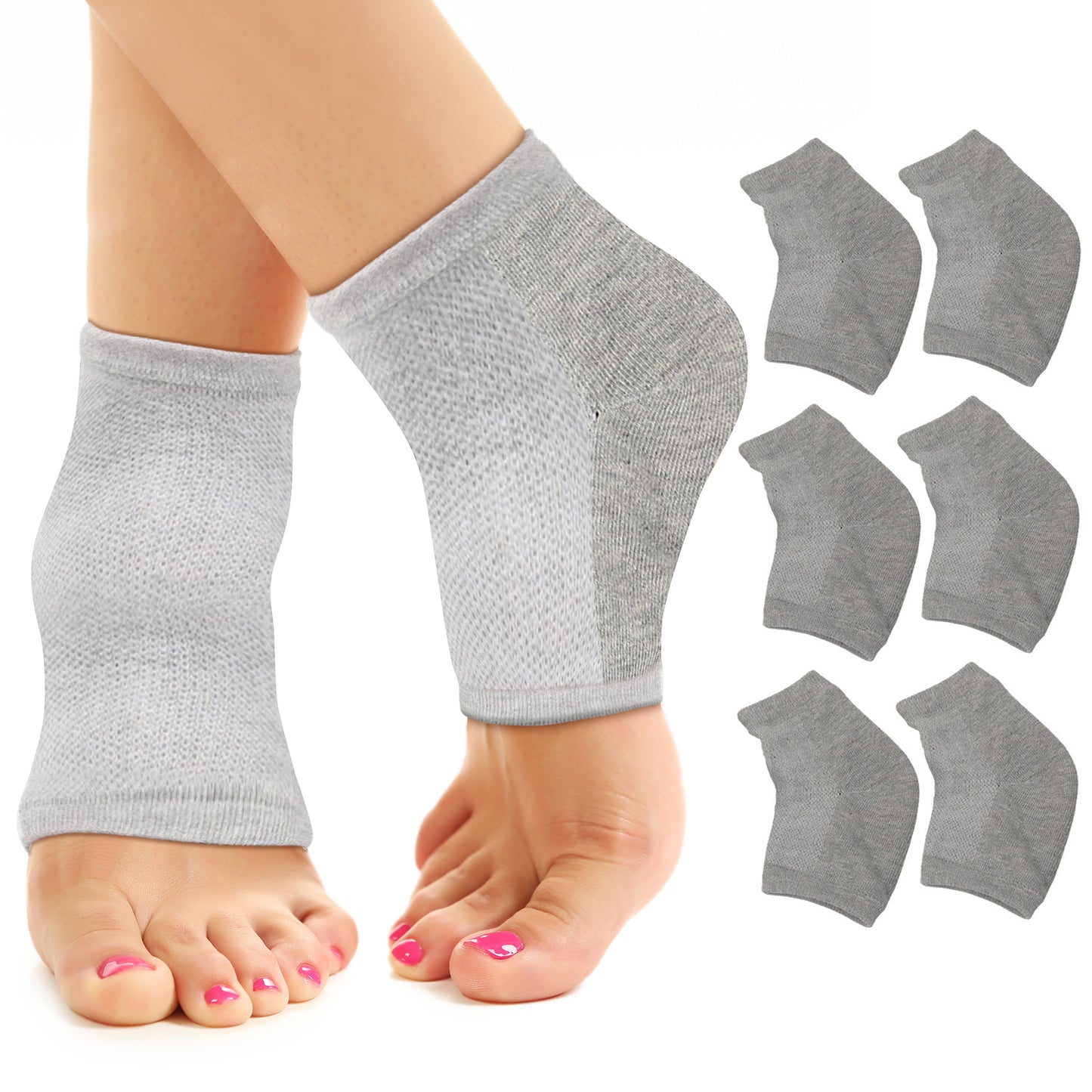 Moisturizing Heel Socks (3 Pairs)