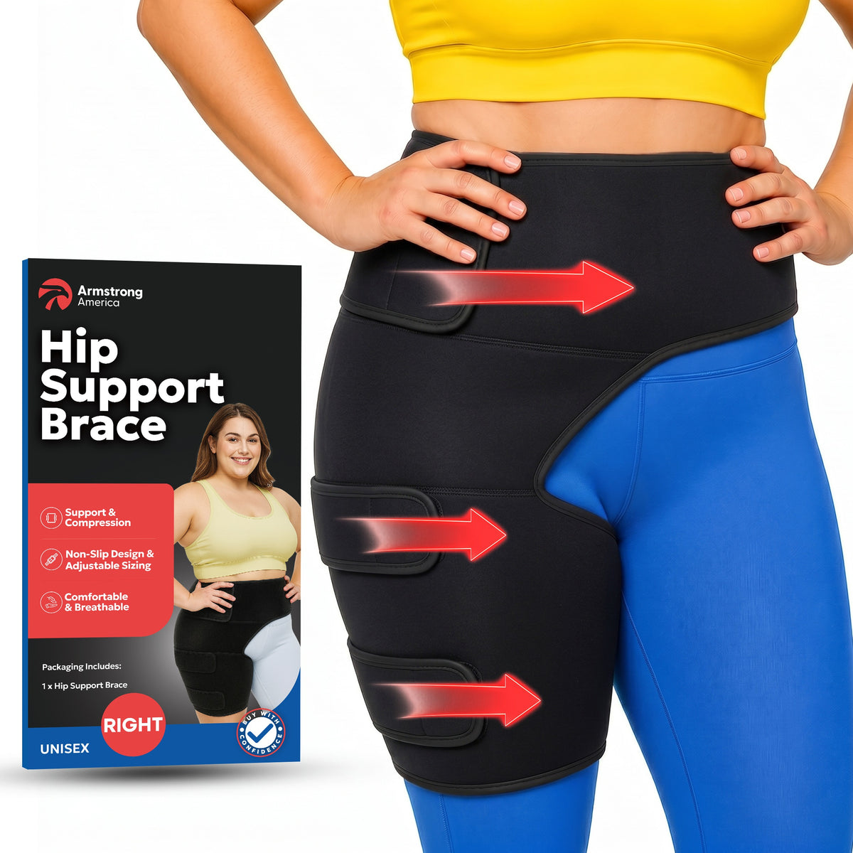 Unisex Plus Size Hip Brace Thigh Compression Sleeve