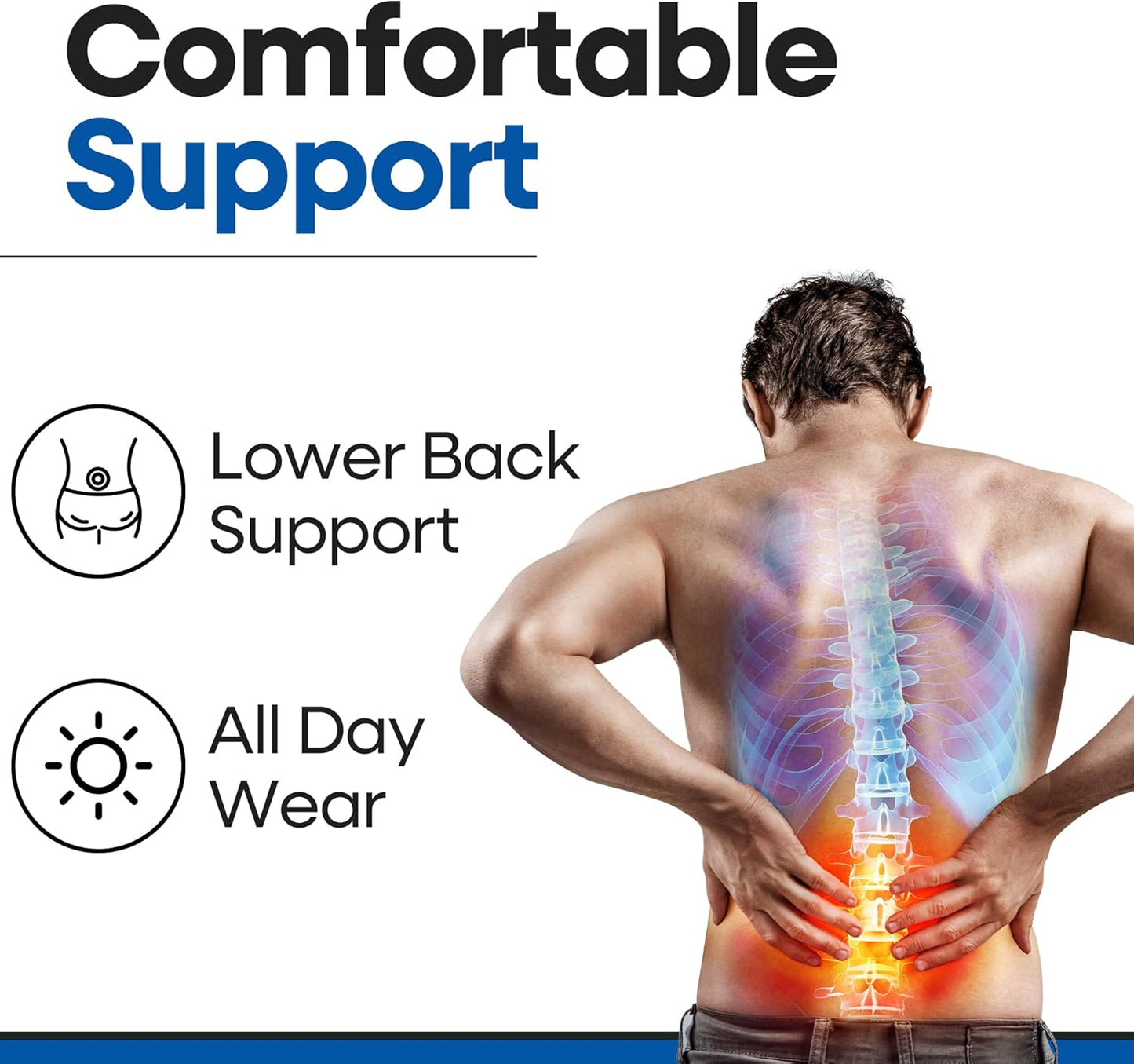 Unisex Hip Brace Compression Sleeve for Sciatica Pain