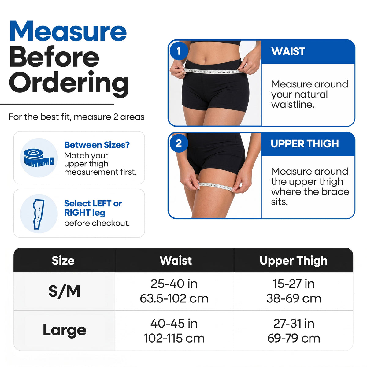Faja de compresión unisex para aliviar el dolor de ciática