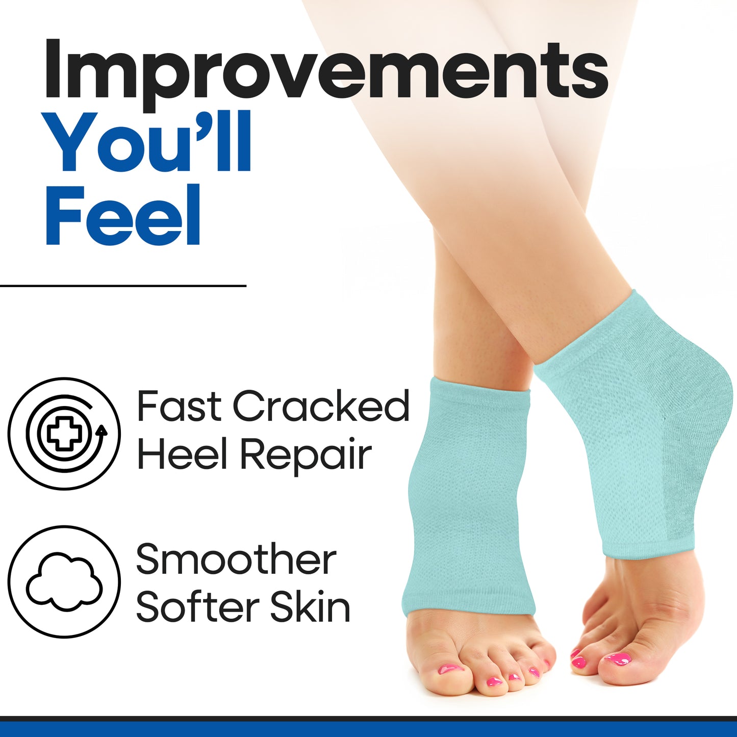 Moisturizing Heel Socks (3 Pairs)
