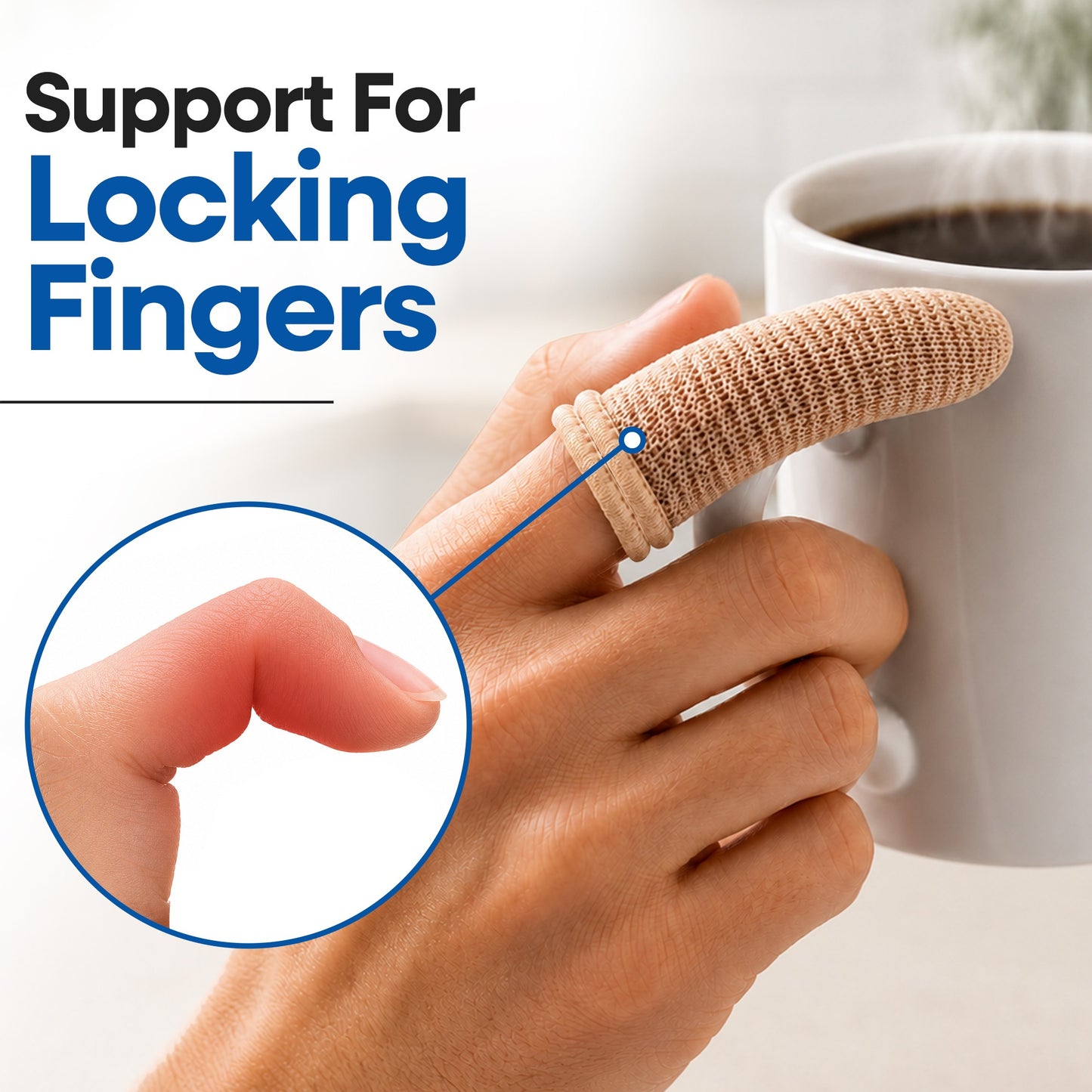 75 Pack Cotton Finger Cots - Finger Protectors for Wound Care