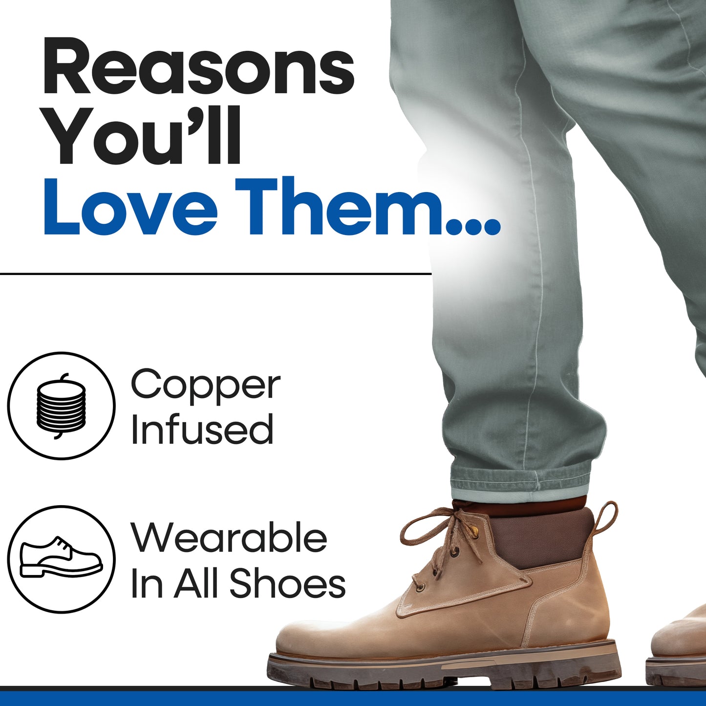 Unisex Plantar Fasciitis Arch Supports | 3 Pairs