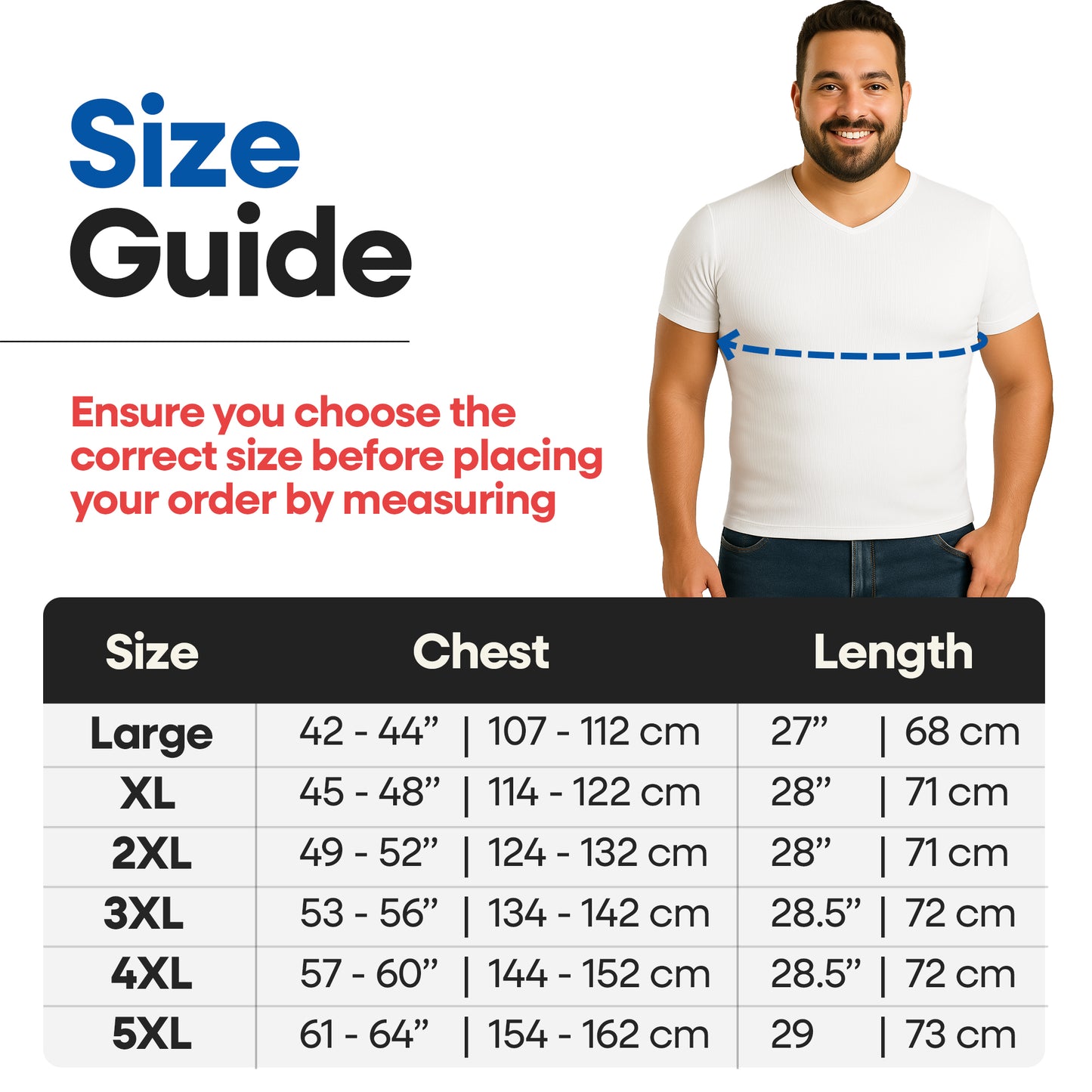 Short Sleeve Men's Compression V-Neck T-Shirt Shapewear for Gynecomastia