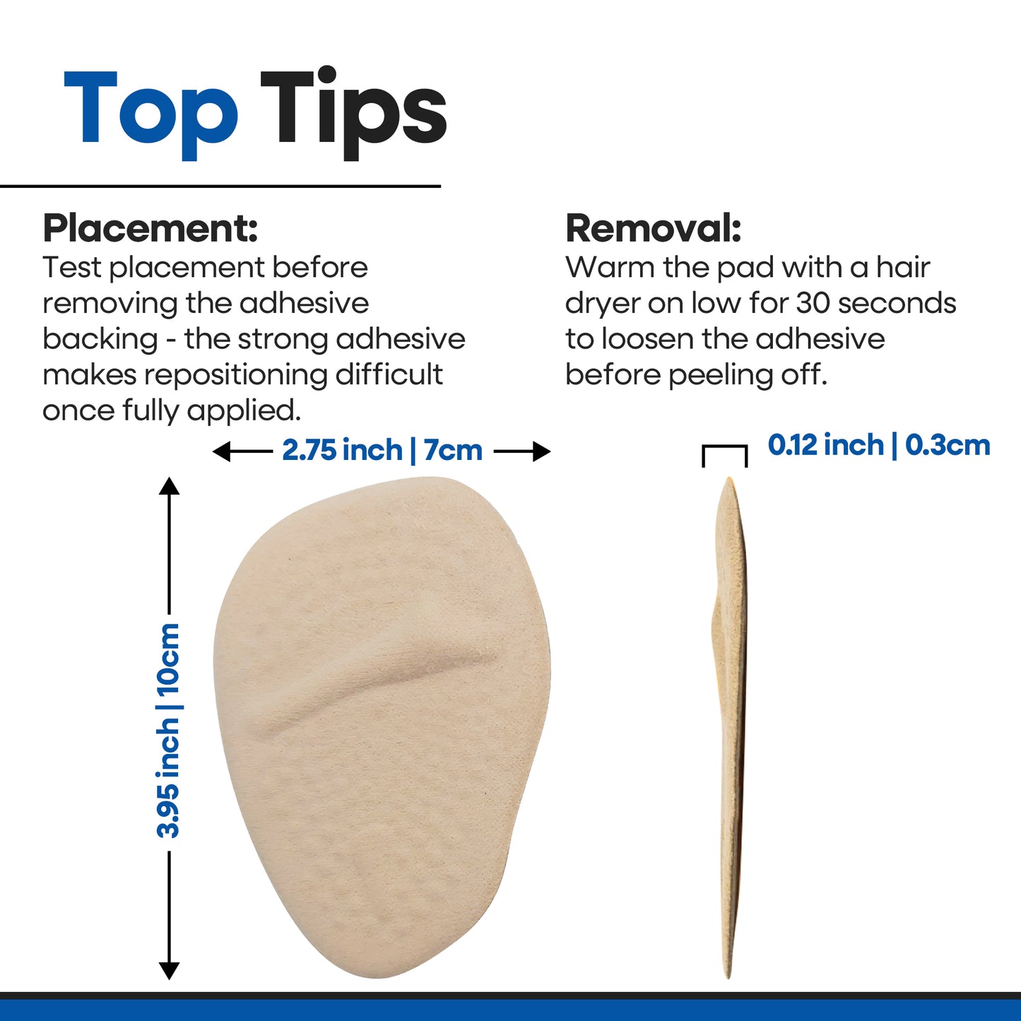 Metatarsal Pads for Ball of Foot Pain (Fits Most)