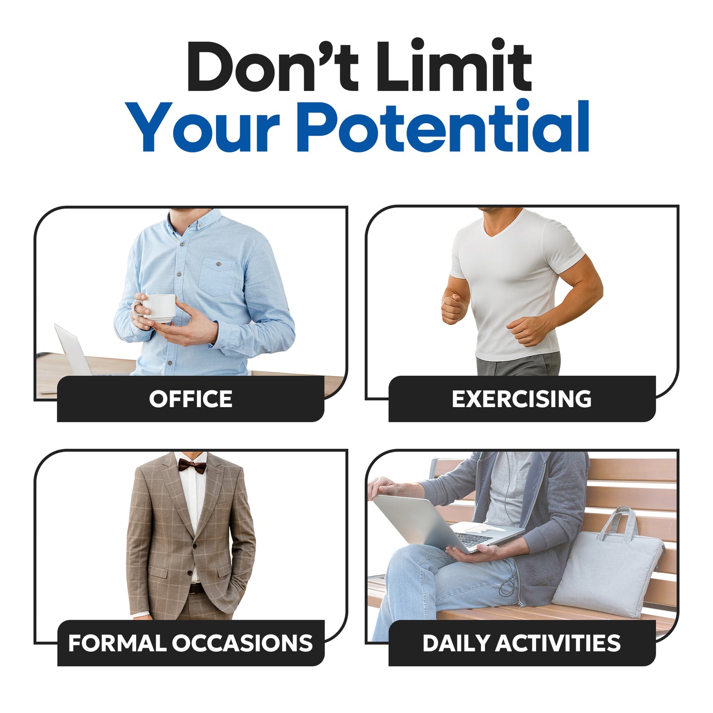 Short Sleeve Men's Compression V-Neck T-Shirt Shapewear for Gynecomastia