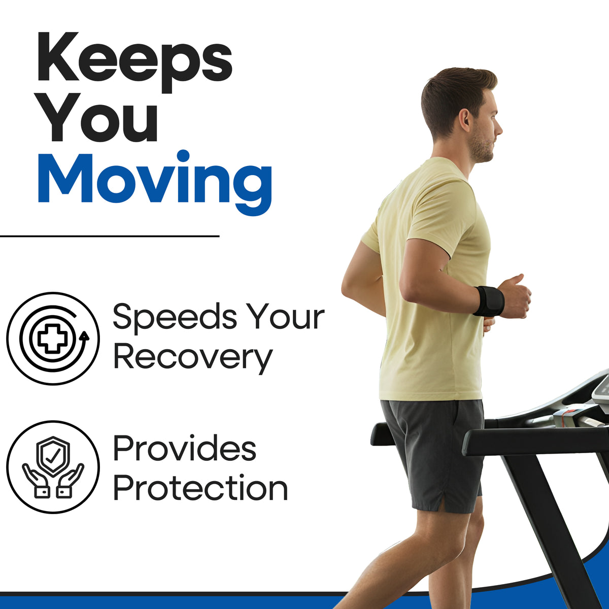 Muñequeras de compresión para la tendinitis | Paquete de 2