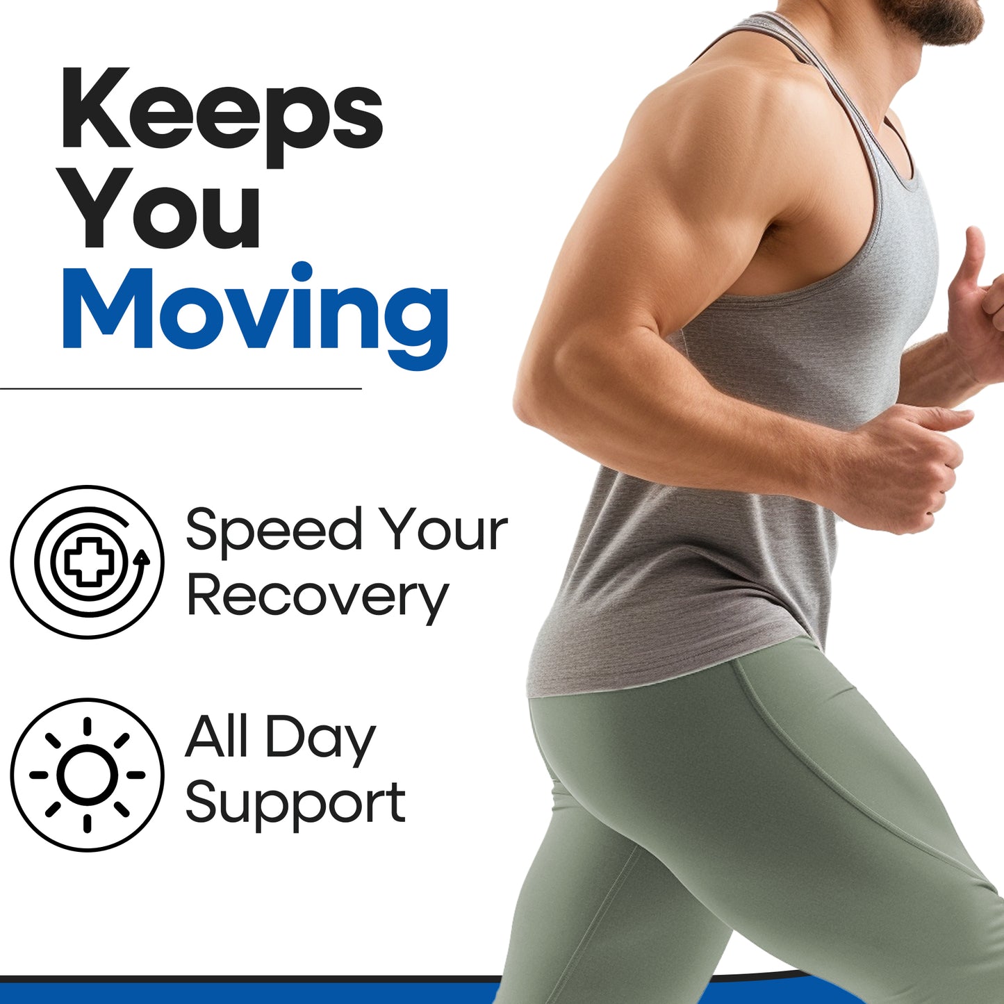 Elastic Knee Compression Wraps