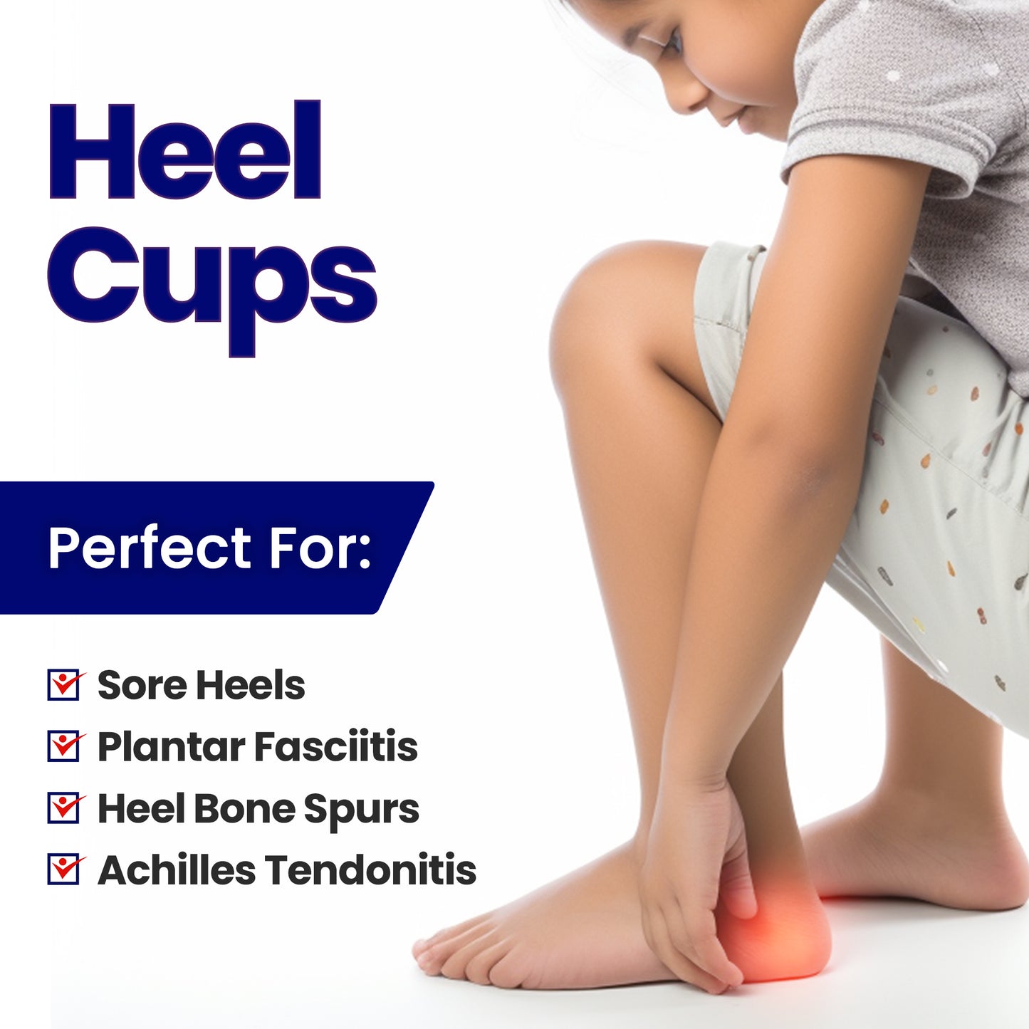 Kids Heel Cups (2-5 US)