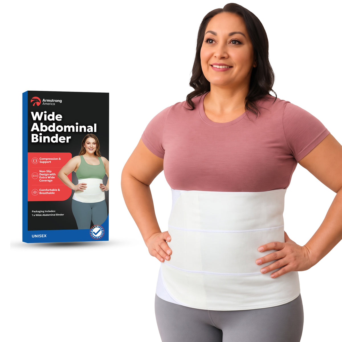 Faja Abdominal Unisex Tallas Grandes de 30,5 cm de Ancho