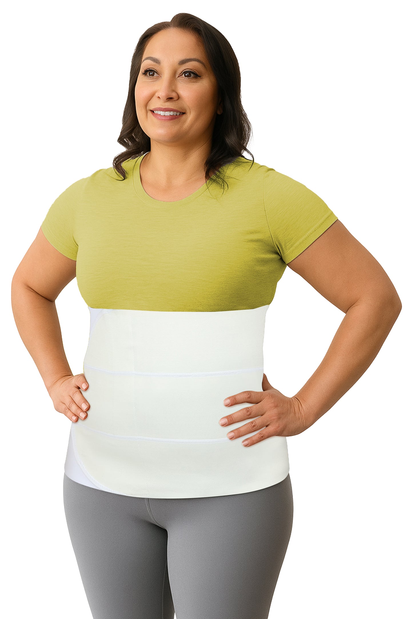 Unisex Plus Size 12" Wide Abdominal Binder Belly Wrap