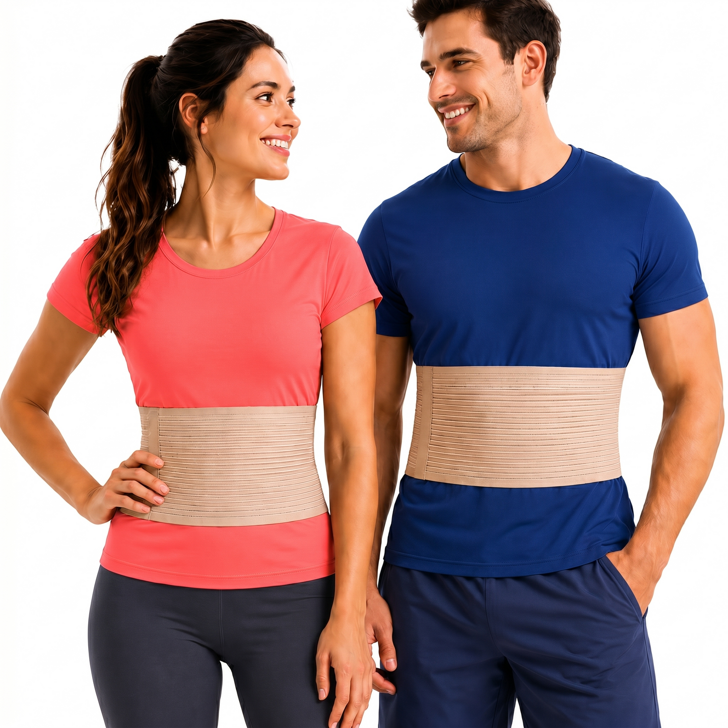 Faja/Venda Acanalada Unisex para el Pecho/Costillas para Aliviar el Dolor Costal