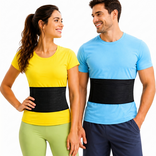 Faja/Venda Acanalada Unisex para el Pecho/Costillas para Aliviar el Dolor Costal