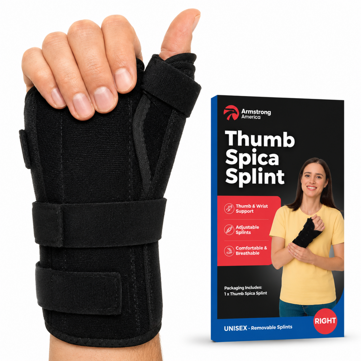 Thumb Spica Splint & Wrist Stabilizer